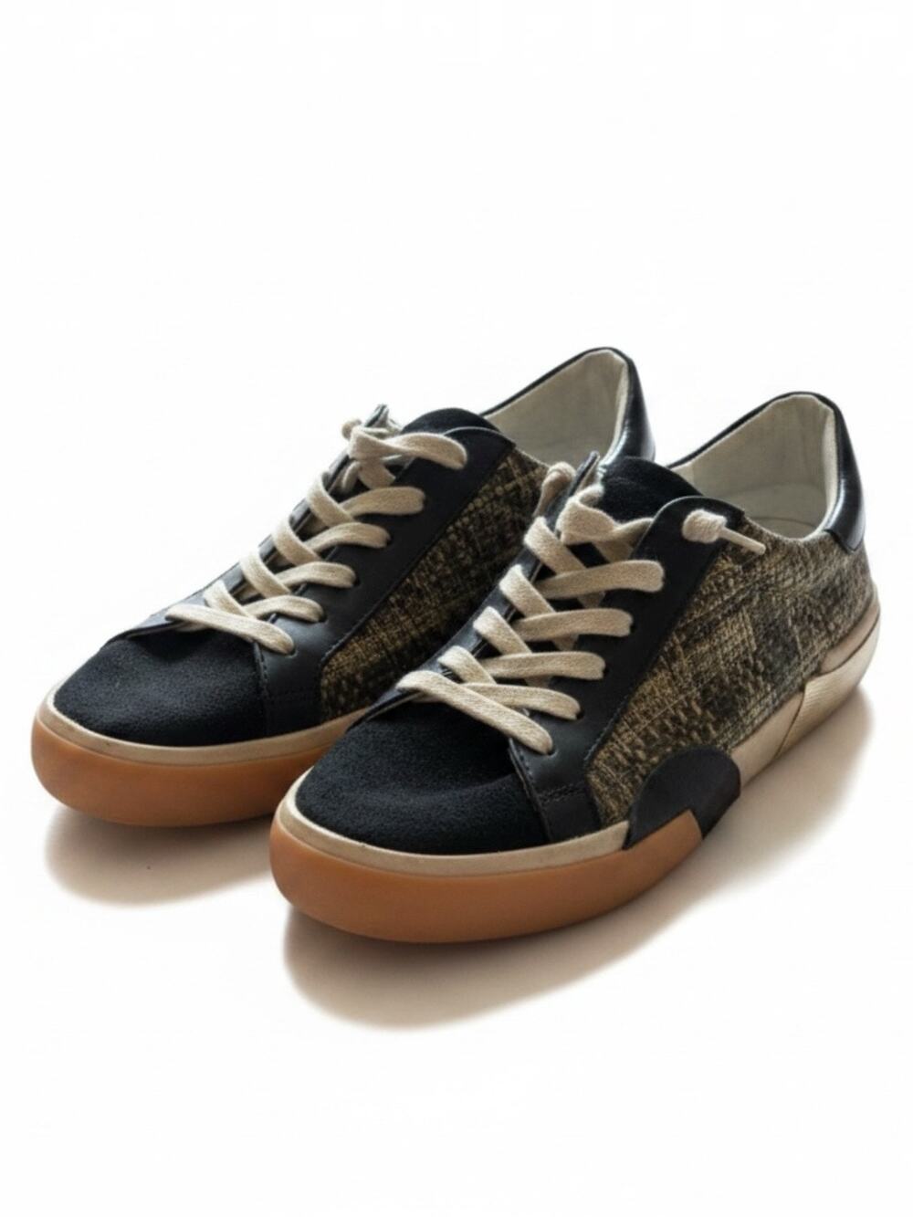Dolce Vita Metallic Snakeskin Sneakers Size 7.5